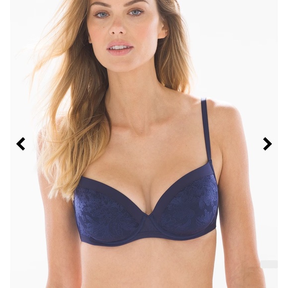 NWT Soma Lightest Lift Lined Demi Underwire Lace Bra 36 B Soft Tan Nude #0304 - Picture 11 of 14